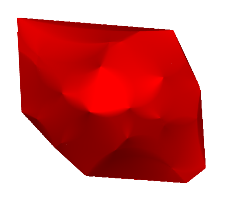   Figure 8:  Voronoi interpolated surface. 